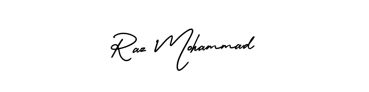 Make a short Raz Mohammad signature style. Manage your documents anywhere anytime using AmerikaSignatureDemo-Regular. Create and add eSignatures, submit forms, share and send files easily. Raz Mohammad signature style 3 images and pictures png