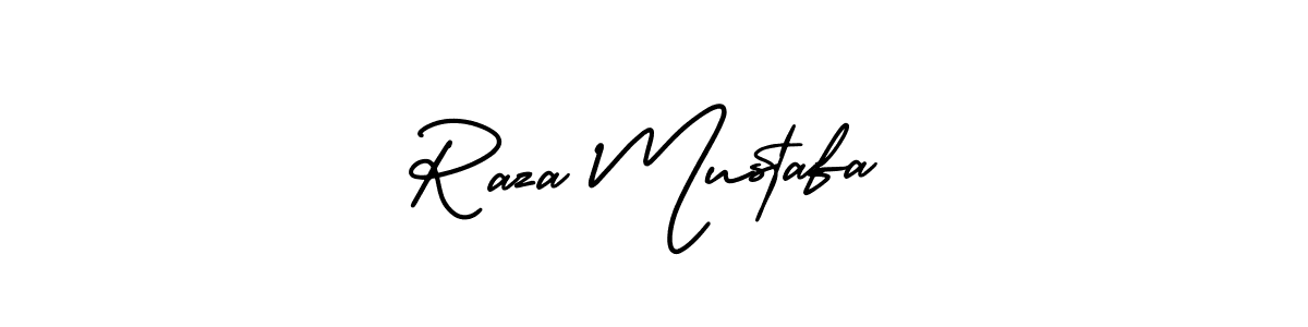 It looks lik you need a new signature style for name Raza Mustafa. Design unique handwritten (AmerikaSignatureDemo-Regular) signature with our free signature maker in just a few clicks. Raza Mustafa signature style 3 images and pictures png