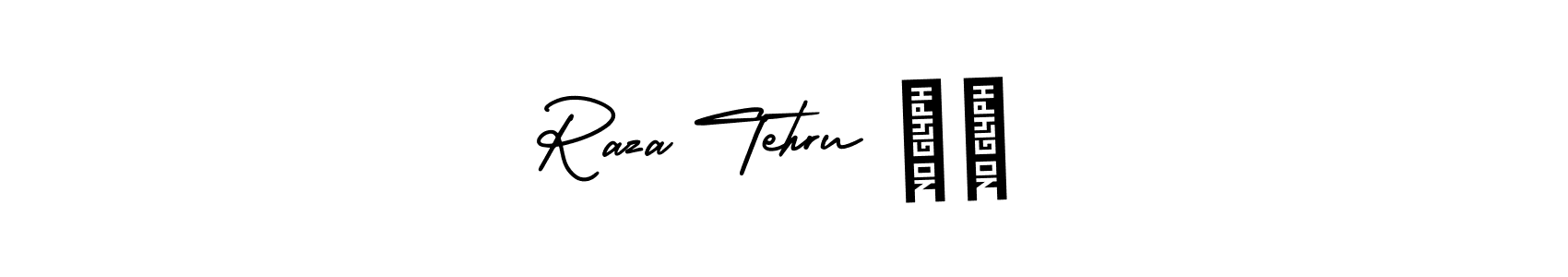 if you are searching for the best signature style for your name Raza Tehru ♥️. so please give up your signature search. here we have designed multiple signature styles  using AmerikaSignatureDemo-Regular. Raza Tehru ♥️ signature style 3 images and pictures png