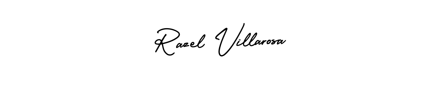 Make a short Razel Villarosa signature style. Manage your documents anywhere anytime using AmerikaSignatureDemo-Regular. Create and add eSignatures, submit forms, share and send files easily. Razel Villarosa signature style 3 images and pictures png