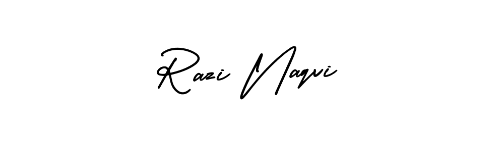 if you are searching for the best signature style for your name Razi Naqvi. so please give up your signature search. here we have designed multiple signature styles  using AmerikaSignatureDemo-Regular. Razi Naqvi signature style 3 images and pictures png