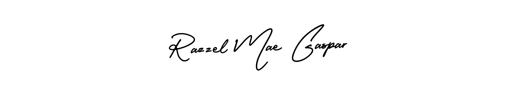 Also we have Razzel Mae Gaspar name is the best signature style. Create professional handwritten signature collection using AmerikaSignatureDemo-Regular autograph style. Razzel Mae Gaspar signature style 3 images and pictures png