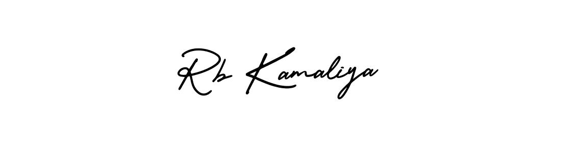 How to Draw Rb Kamaliya signature style? AmerikaSignatureDemo-Regular is a latest design signature styles for name Rb Kamaliya. Rb Kamaliya signature style 3 images and pictures png