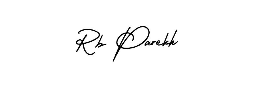 How to Draw Rb Parekh signature style? AmerikaSignatureDemo-Regular is a latest design signature styles for name Rb Parekh. Rb Parekh signature style 3 images and pictures png