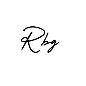 You should practise on your own different ways (AmerikaSignatureDemo-Regular) to write your name (Rbg) in signature. don't let someone else do it for you. Rbg signature style 3 images and pictures png