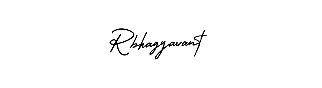 Rbhagyavant stylish signature style. Best Handwritten Sign (AmerikaSignatureDemo-Regular) for my name. Handwritten Signature Collection Ideas for my name Rbhagyavant. Rbhagyavant signature style 3 images and pictures png