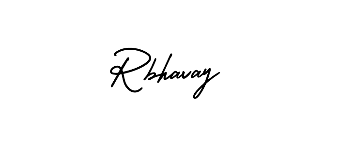 Create a beautiful signature design for name Rbhavay. With this signature (AmerikaSignatureDemo-Regular) fonts, you can make a handwritten signature for free. Rbhavay signature style 3 images and pictures png