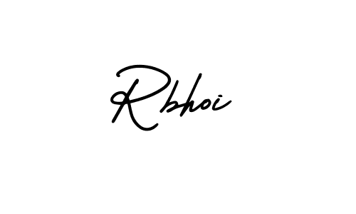 This is the best signature style for the Rbhoi name. Also you like these signature font (AmerikaSignatureDemo-Regular). Mix name signature. Rbhoi signature style 3 images and pictures png