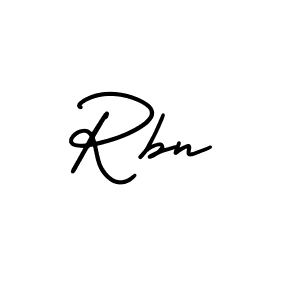 Use a signature maker to create a handwritten signature online. With this signature software, you can design (AmerikaSignatureDemo-Regular) your own signature for name Rbn. Rbn signature style 3 images and pictures png