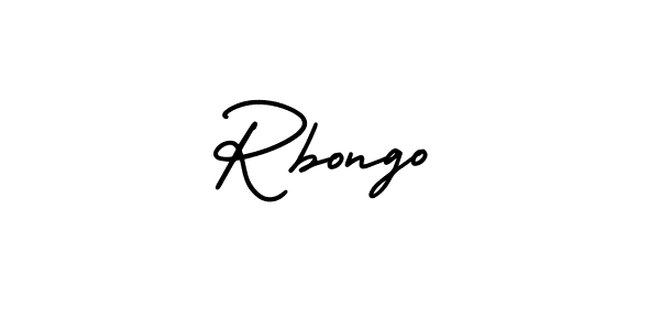 Create a beautiful signature design for name Rbongo. With this signature (AmerikaSignatureDemo-Regular) fonts, you can make a handwritten signature for free. Rbongo signature style 3 images and pictures png