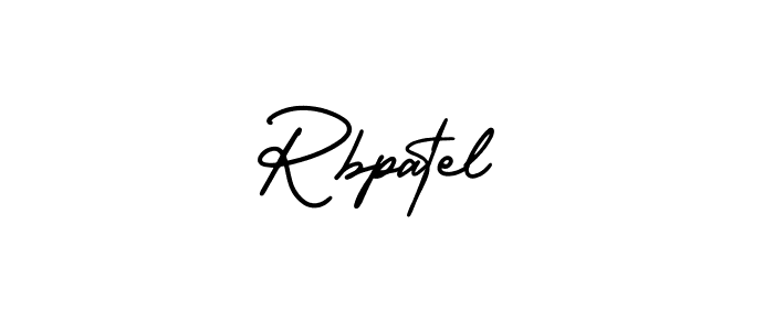 Use a signature maker to create a handwritten signature online. With this signature software, you can design (AmerikaSignatureDemo-Regular) your own signature for name Rbpatel. Rbpatel signature style 3 images and pictures png