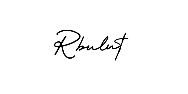 if you are searching for the best signature style for your name Rbulut. so please give up your signature search. here we have designed multiple signature styles  using AmerikaSignatureDemo-Regular. Rbulut signature style 3 images and pictures png