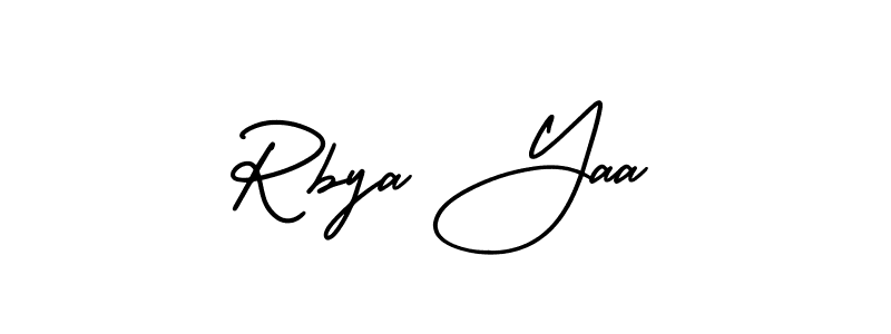See photos of Rbya Yaa official signature by Spectra . Check more albums & portfolios. Read reviews & check more about AmerikaSignatureDemo-Regular font. Rbya Yaa signature style 3 images and pictures png