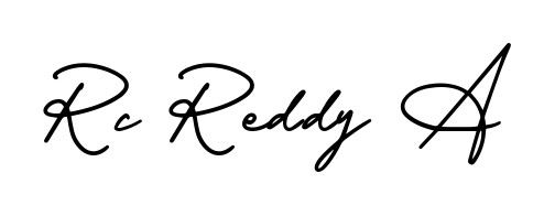 Style your name Rc Reddy A with confidence using AmerikaSignatureDemo-Regular signature design. Simple, elegant, and ready for immediate document use. Rc Reddy A signature style 3 images and pictures png