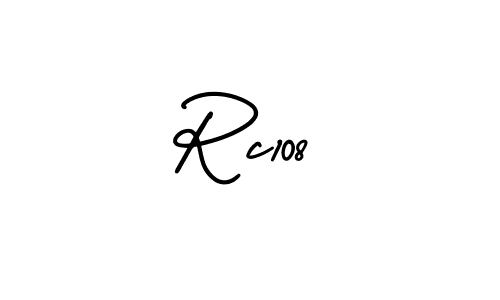 It looks lik you need a new signature style for name Rc108. Design unique handwritten (AmerikaSignatureDemo-Regular) signature with our free signature maker in just a few clicks. Rc108 signature style 3 images and pictures png