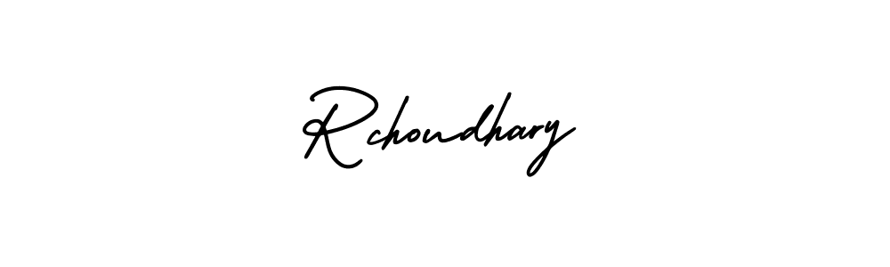if you are searching for the best signature style for your name Rchoudhary. so please give up your signature search. here we have designed multiple signature styles  using AmerikaSignatureDemo-Regular. Rchoudhary signature style 3 images and pictures png