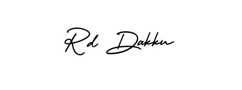 Use a signature maker to create a handwritten signature online. With this signature software, you can design (AmerikaSignatureDemo-Regular) your own signature for name Rd Dakku. Rd Dakku signature style 3 images and pictures png
