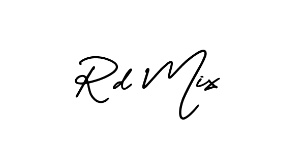 Make a beautiful signature design for name Rd Mix. With this signature (AmerikaSignatureDemo-Regular) style, you can create a handwritten signature for free. Rd Mix signature style 3 images and pictures png