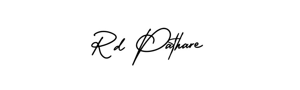 Also You can easily find your signature by using the search form. We will create Rd Pathare name handwritten signature images for you free of cost using AmerikaSignatureDemo-Regular sign style. Rd Pathare signature style 3 images and pictures png