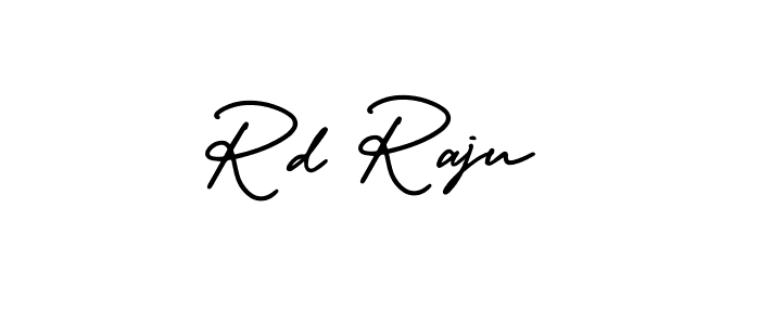 Also You can easily find your signature by using the search form. We will create Rd Raju name handwritten signature images for you free of cost using AmerikaSignatureDemo-Regular sign style. Rd Raju signature style 3 images and pictures png