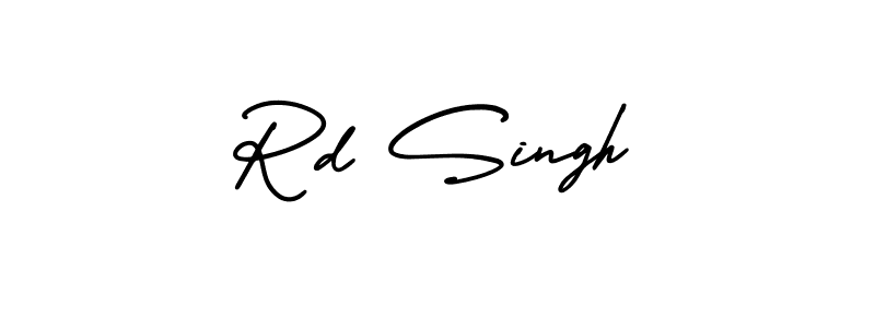 How to Draw Rd Singh signature style? AmerikaSignatureDemo-Regular is a latest design signature styles for name Rd Singh. Rd Singh signature style 3 images and pictures png