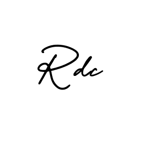 Create a beautiful signature design for name Rdc. With this signature (AmerikaSignatureDemo-Regular) fonts, you can make a handwritten signature for free. Rdc signature style 3 images and pictures png