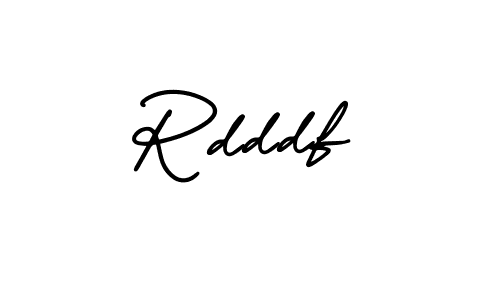 Make a beautiful signature design for name Rdddf. With this signature (AmerikaSignatureDemo-Regular) style, you can create a handwritten signature for free. Rdddf signature style 3 images and pictures png