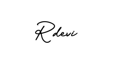 Create a beautiful signature design for name Rdevi. With this signature (AmerikaSignatureDemo-Regular) fonts, you can make a handwritten signature for free. Rdevi signature style 3 images and pictures png