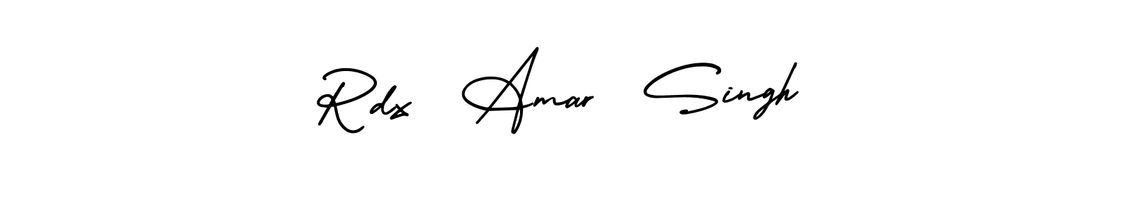 You should practise on your own different ways (AmerikaSignatureDemo-Regular) to write your name (Rdx  Amar  Singh) in signature. don't let someone else do it for you. Rdx  Amar  Singh signature style 3 images and pictures png