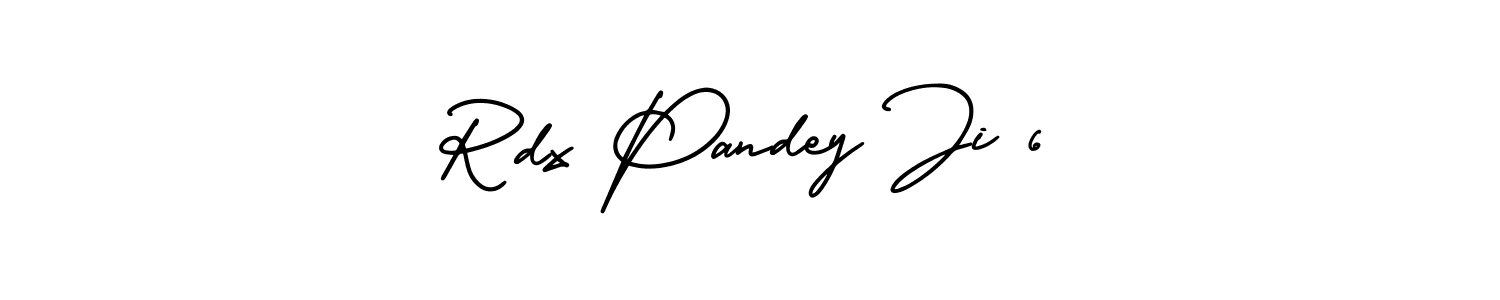 Create a beautiful signature design for name Rdx Pandey Ji 6. With this signature (AmerikaSignatureDemo-Regular) fonts, you can make a handwritten signature for free. Rdx Pandey Ji 6 signature style 3 images and pictures png