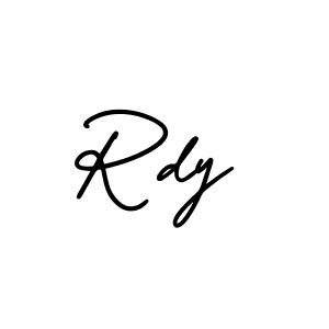 if you are searching for the best signature style for your name Rdy. so please give up your signature search. here we have designed multiple signature styles  using AmerikaSignatureDemo-Regular. Rdy signature style 3 images and pictures png