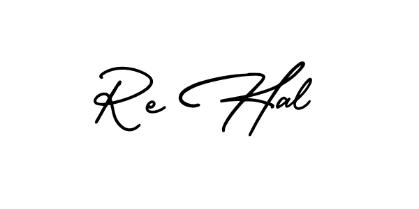 AmerikaSignatureDemo-Regular is a professional signature style that is perfect for those who want to add a touch of class to their signature. It is also a great choice for those who want to make their signature more unique. Get Re Hal name to fancy signature for free. Re Hal signature style 3 images and pictures png