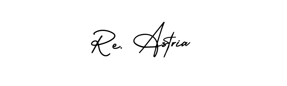 Make a beautiful signature design for name Re. Astria. With this signature (AmerikaSignatureDemo-Regular) style, you can create a handwritten signature for free. Re. Astria signature style 3 images and pictures png