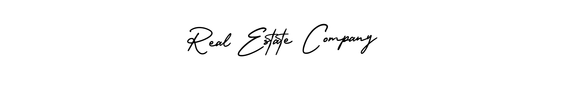 Use a signature maker to create a handwritten signature online. With this signature software, you can design (AmerikaSignatureDemo-Regular) your own signature for name Real Estate Company. Real Estate Company signature style 3 images and pictures png