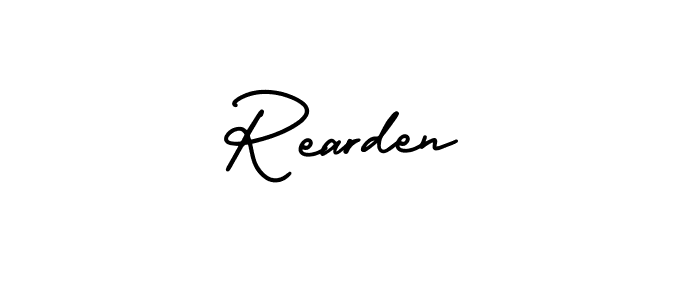 Make a beautiful signature design for name Rearden. With this signature (AmerikaSignatureDemo-Regular) style, you can create a handwritten signature for free. Rearden signature style 3 images and pictures png