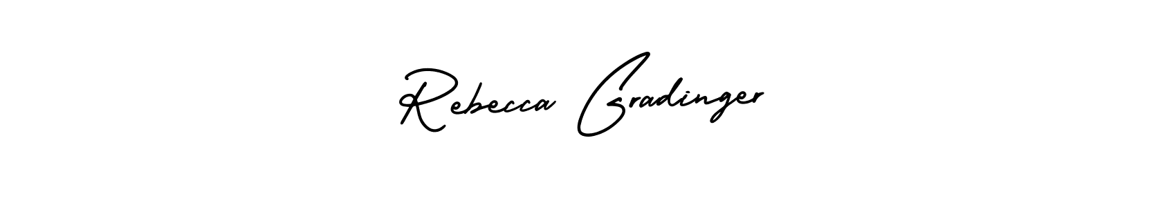 Make a beautiful signature design for name Rebecca Gradinger. With this signature (AmerikaSignatureDemo-Regular) style, you can create a handwritten signature for free. Rebecca Gradinger signature style 3 images and pictures png