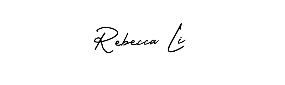 Make a short Rebecca Li signature style. Manage your documents anywhere anytime using AmerikaSignatureDemo-Regular. Create and add eSignatures, submit forms, share and send files easily. Rebecca Li signature style 3 images and pictures png