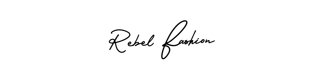 Also You can easily find your signature by using the search form. We will create Rebel Fashion name handwritten signature images for you free of cost using AmerikaSignatureDemo-Regular sign style. Rebel Fashion signature style 3 images and pictures png