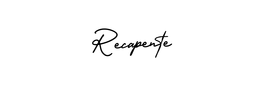 Here are the top 10 professional signature styles for the name Recapente. These are the best autograph styles you can use for your name. Recapente signature style 3 images and pictures png