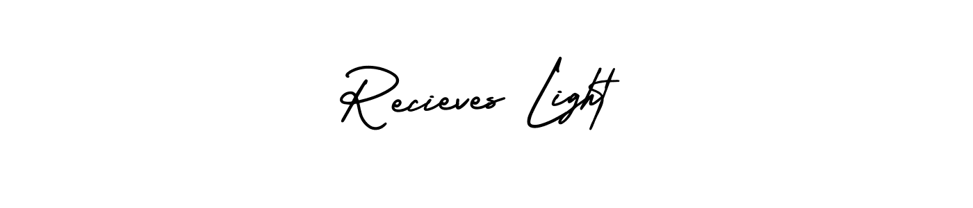 Also we have Recieves Light name is the best signature style. Create professional handwritten signature collection using AmerikaSignatureDemo-Regular autograph style. Recieves Light signature style 3 images and pictures png