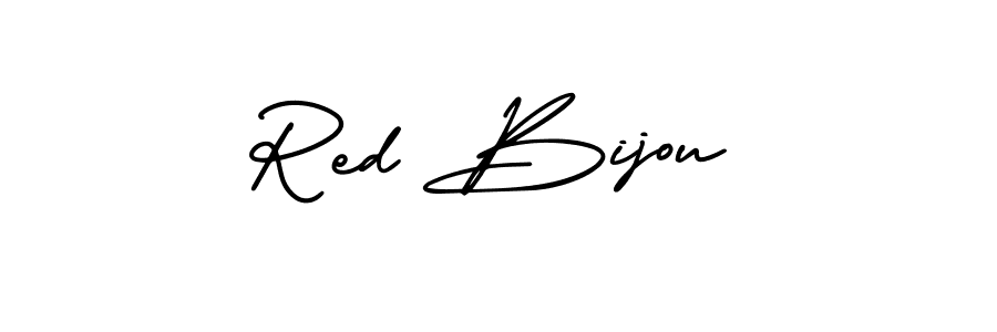 Use a signature maker to create a handwritten signature online. With this signature software, you can design (AmerikaSignatureDemo-Regular) your own signature for name Red Bijou. Red Bijou signature style 3 images and pictures png