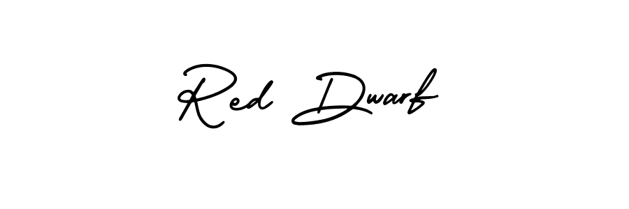 You should practise on your own different ways (AmerikaSignatureDemo-Regular) to write your name (Red Dwarf) in signature. don't let someone else do it for you. Red Dwarf signature style 3 images and pictures png