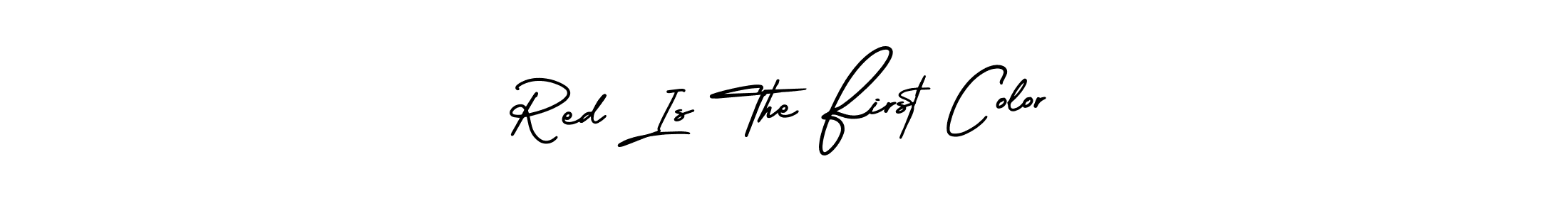 Make a beautiful signature design for name Red Is The First Color. Use this online signature maker to create a handwritten signature for free. Red Is The First Color signature style 3 images and pictures png