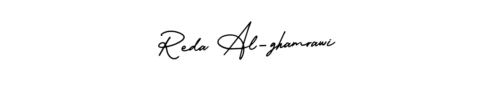 How to make Reda Al-ghamrawi signature? AmerikaSignatureDemo-Regular is a professional autograph style. Create handwritten signature for Reda Al-ghamrawi name. Reda Al-ghamrawi signature style 3 images and pictures png