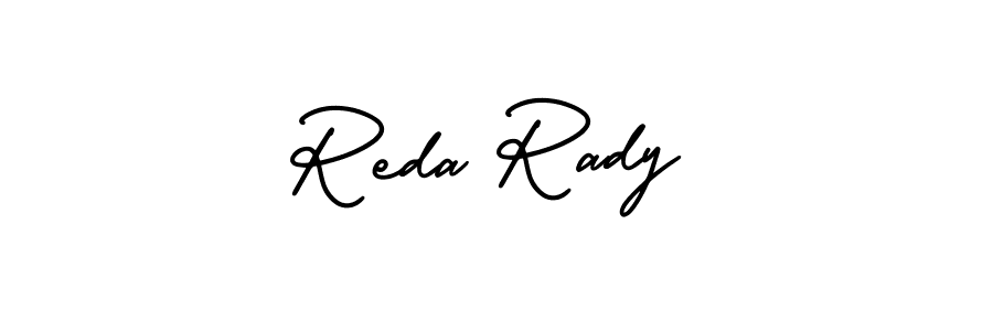 Make a beautiful signature design for name Reda Rady. With this signature (AmerikaSignatureDemo-Regular) style, you can create a handwritten signature for free. Reda Rady signature style 3 images and pictures png