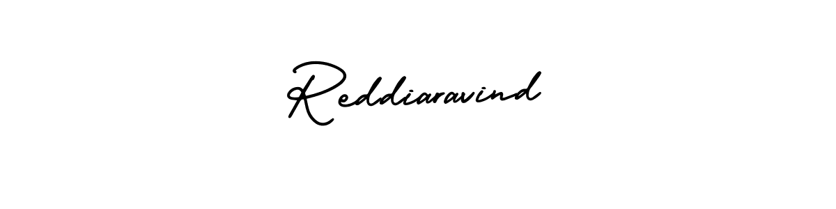 You should practise on your own different ways (AmerikaSignatureDemo-Regular) to write your name (Reddiaravind) in signature. don't let someone else do it for you. Reddiaravind signature style 3 images and pictures png