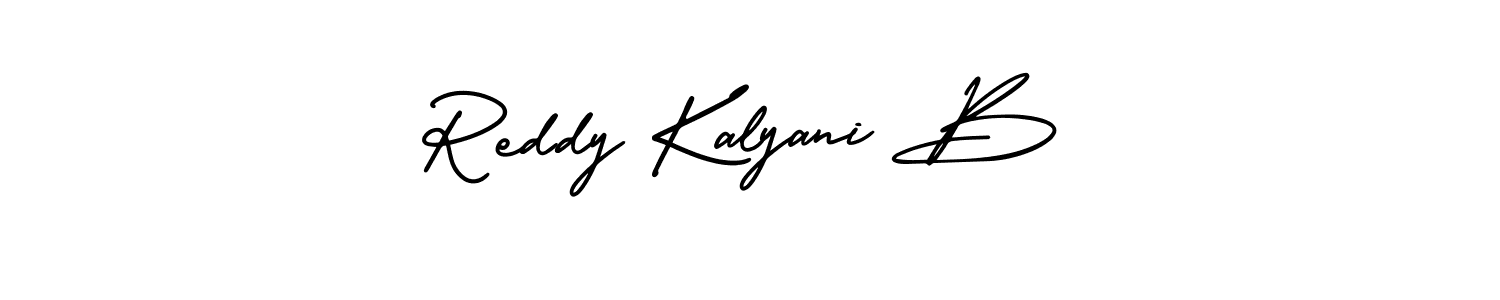 Similarly AmerikaSignatureDemo-Regular is the best handwritten signature design. Signature creator online .You can use it as an online autograph creator for name Reddy Kalyani B. Reddy Kalyani B signature style 3 images and pictures png