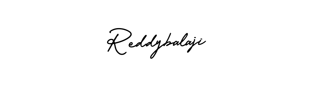 You should practise on your own different ways (AmerikaSignatureDemo-Regular) to write your name (Reddybalaji) in signature. don't let someone else do it for you. Reddybalaji signature style 3 images and pictures png