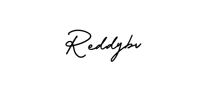 Design your own signature with our free online signature maker. With this signature software, you can create a handwritten (AmerikaSignatureDemo-Regular) signature for name Reddybv. Reddybv signature style 3 images and pictures png