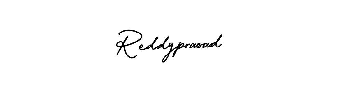 Use a signature maker to create a handwritten signature online. With this signature software, you can design (AmerikaSignatureDemo-Regular) your own signature for name Reddyprasad. Reddyprasad signature style 3 images and pictures png